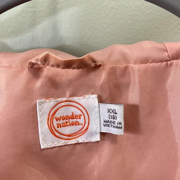 ❤️ Wonder Nation Girls Rain Jacket Size XXL/18 #240 - Picture 11 of 12